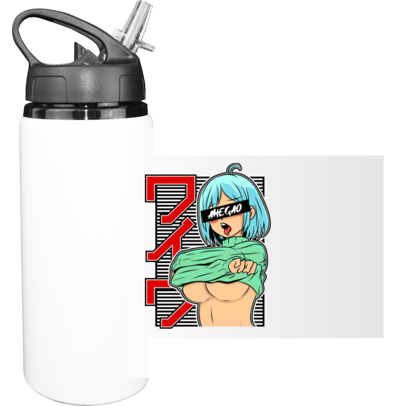 Sport Water Bottle - Ахэгао 7 - Mfest