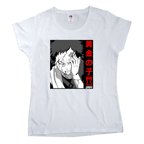 Наруто - Women's T-shirt Fruit of the loom - Gaara - Mfest