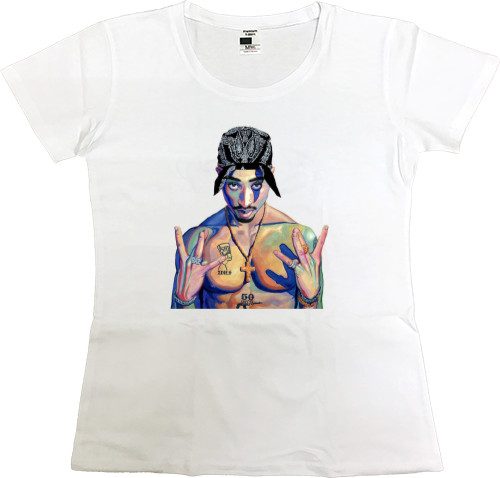 Women's Premium T-Shirt - 2Pac - Mfest