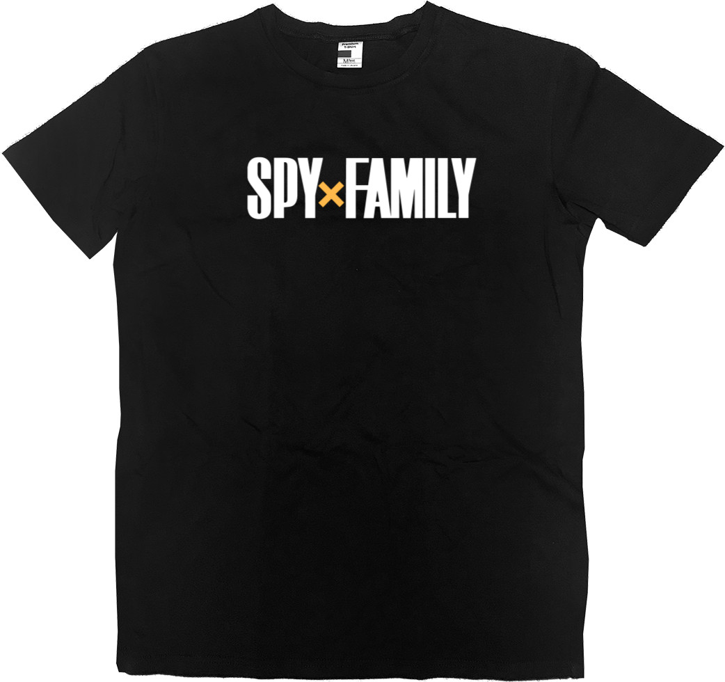 Футболка Премиум Мужская - Spy Family логотип - Mfest