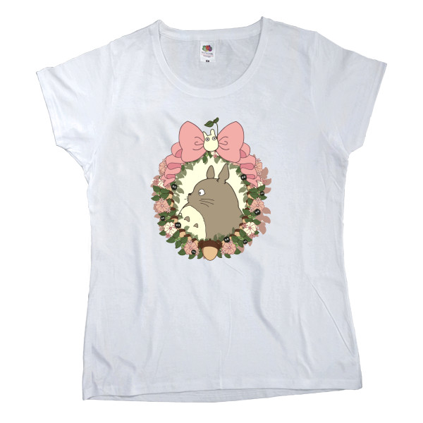 My neighbor Totoro/Мой сосед Тоторо - Women's T-shirt Fruit of the loom - Мій сусід Тоторо - Mfest