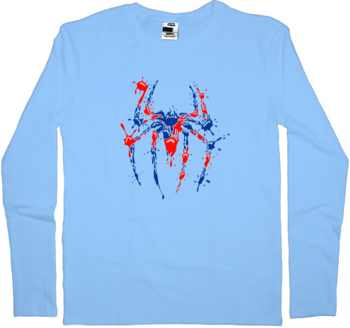 Men's Longsleeve Shirt - Spider Man краплі фарби - Mfest