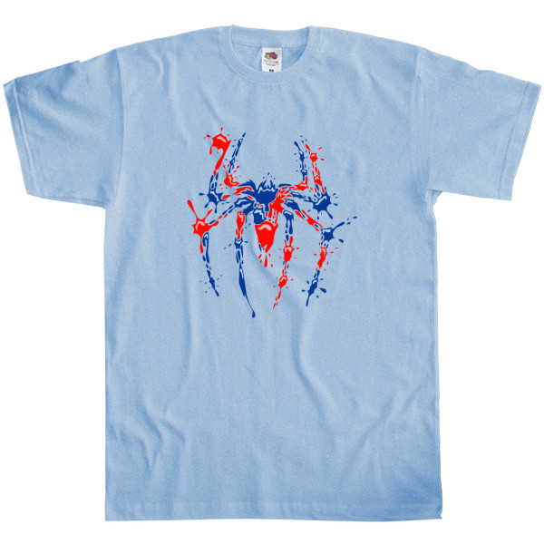 Kids' T-Shirt Fruit of the loom - Spider Man краплі фарби - Mfest