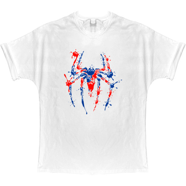 T-shirt Oversize - Spider Man краплі фарби - Mfest