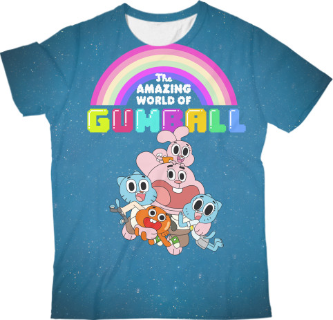 Kids' T-Shirt 3D - GUMBALL AND DARWIN 4 - Mfest