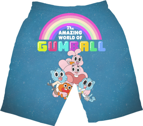 Men's Shorts 3D - GUMBALL AND DARWIN 4 - Mfest