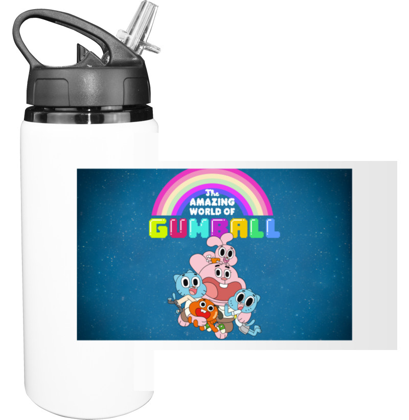 Sport Water Bottle - GUMBALL AND DARWIN 4 - Mfest