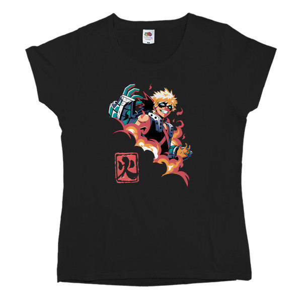 Women's T-shirt Fruit of the loom - Bakugo 3 - Mfest