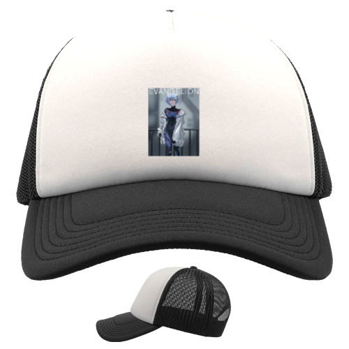 Kids' Trucker Cap - Rei Ayanami - Mfest