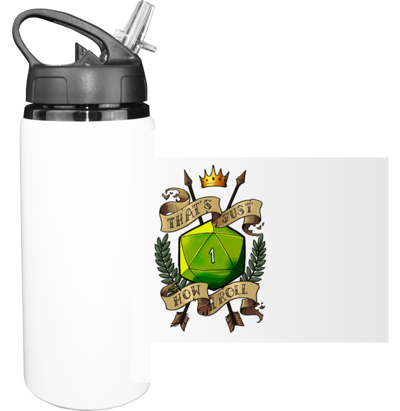 Sport Water Bottle - Dnd d20 (1) - Mfest