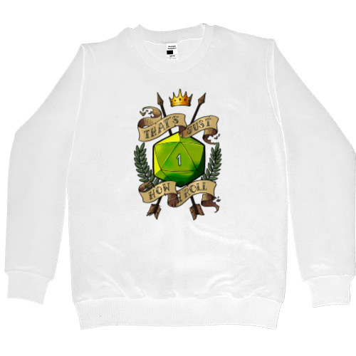 Men’s Premium Sweatshirt - Dnd d20 (1) - Mfest