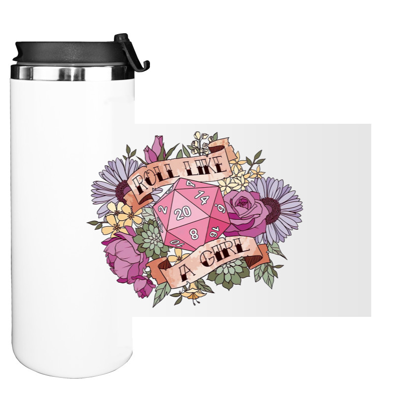 Water Bottle on Tumbler - Dnd d20 - Mfest