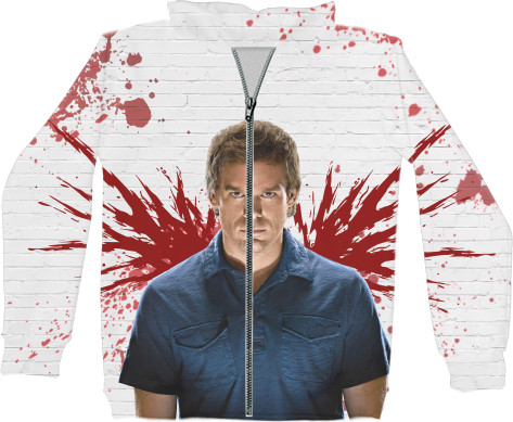 Unisex Zip-through Hoodie 3D - Dexter 15 - Mfest