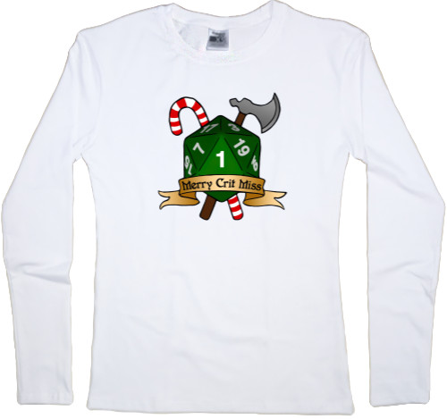 Women's Longsleeve Shirt - Merry Crit Miss - Mfest