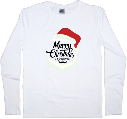 Men's Longsleeve Shirt - Merry Christmas Everyone - Mfest