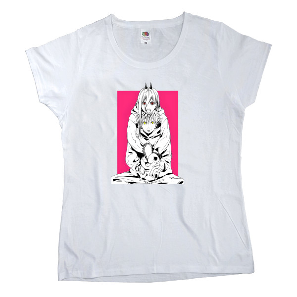 Women's T-shirt Fruit of the loom - Power Dengi Pochita - Mfest