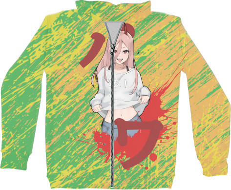 Kids' Zip-through Hoodie 3D - Power 9 - Mfest