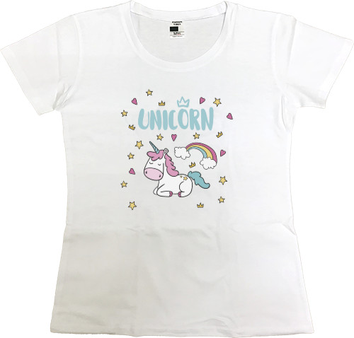 Women's Premium T-Shirt - Unicorn - Mfest