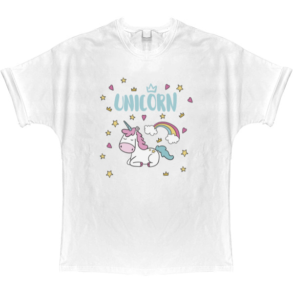 T-shirt Oversize - Unicorn - Mfest