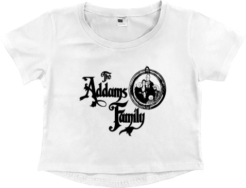 Women's Cropped Premium T-Shirt - The Addams Family - Mfest