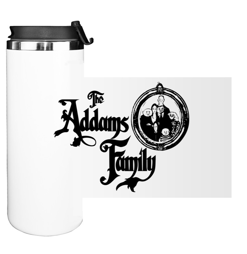 Water Bottle on Tumbler - The Addams Family - Mfest