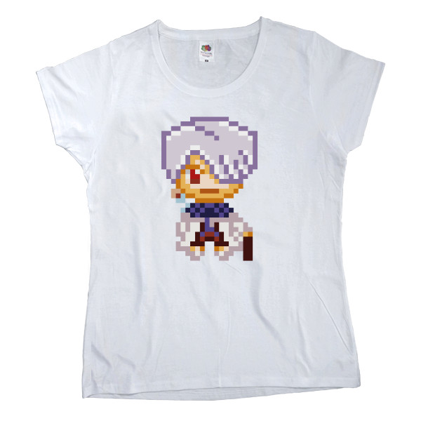 Women's T-shirt Fruit of the loom - Xarxes Break pixel art - Mfest