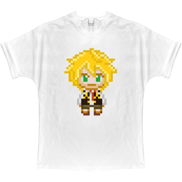 T-shirt Oversize - Jack Vessalius pixel art - Mfest