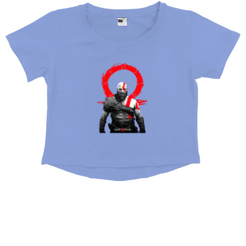 Kids' Premium Cropped T-Shirt - GOD OF WAR 4 - Mfest