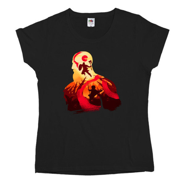 Women's T-shirt Fruit of the loom - God of War 3 - Mfest