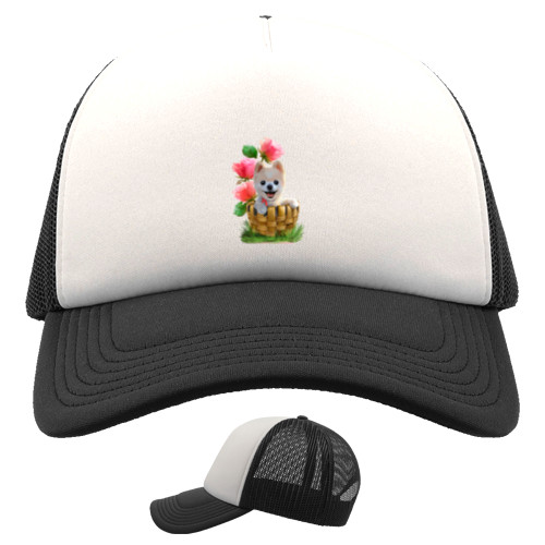 Kids' Trucker Cap - Померанский шпиц - Mfest