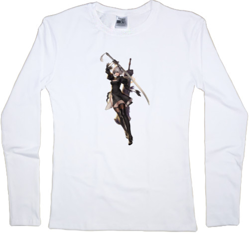 Women's Longsleeve Shirt - NieR: Automata 12 - Mfest