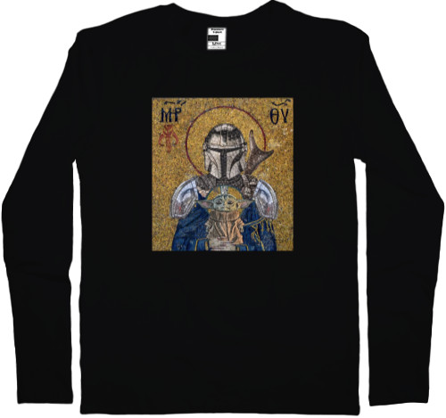 Kids' Longsleeve Shirt - Saint Baby Yoda - Mfest