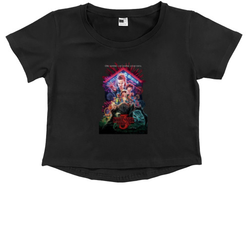 Kids' Premium Cropped T-Shirt - Stranger Things 10 - Mfest