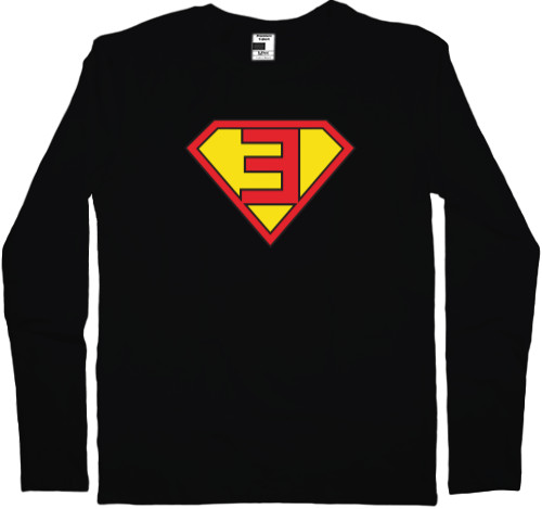 Men's Longsleeve Shirt - EMINEM SUPERMAN LOGO - Mfest