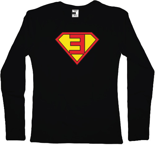 Women's Longsleeve Shirt - EMINEM SUPERMAN LOGO - Mfest