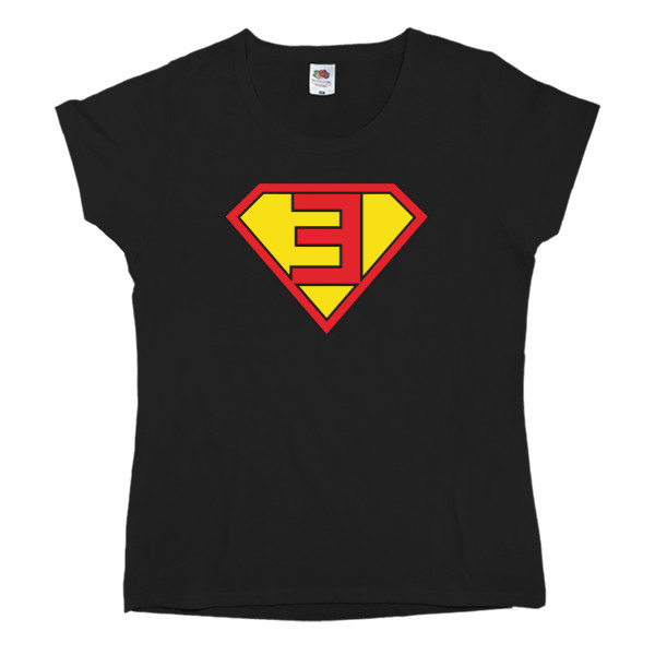 Women's T-shirt Fruit of the loom - EMINEM SUPERMAN LOGO - Mfest