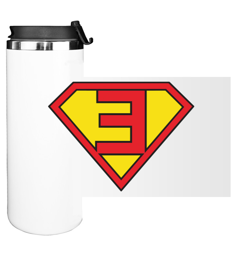 Water Bottle on Tumbler - EMINEM SUPERMAN LOGO - Mfest