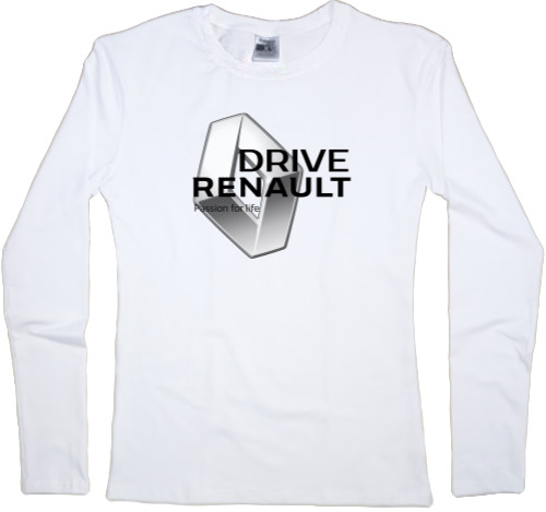 Women's Longsleeve Shirt - RENAULT - LOGO 12 - Mfest