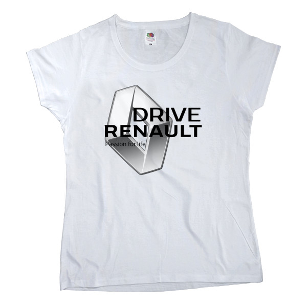 Women's T-shirt Fruit of the loom - RENAULT - LOGO 12 - Mfest