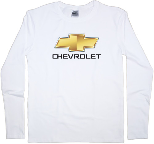 Футболка з Довгим Рукавом Чоловіча - CHEVROLET LOGO - 1 - Mfest