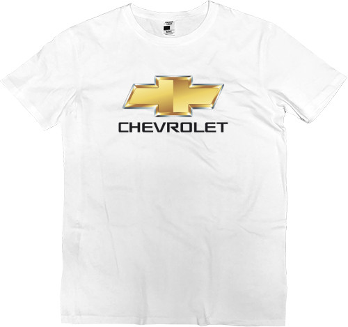 Футболка Преміум Чоловіча - CHEVROLET LOGO - 1 - Mfest