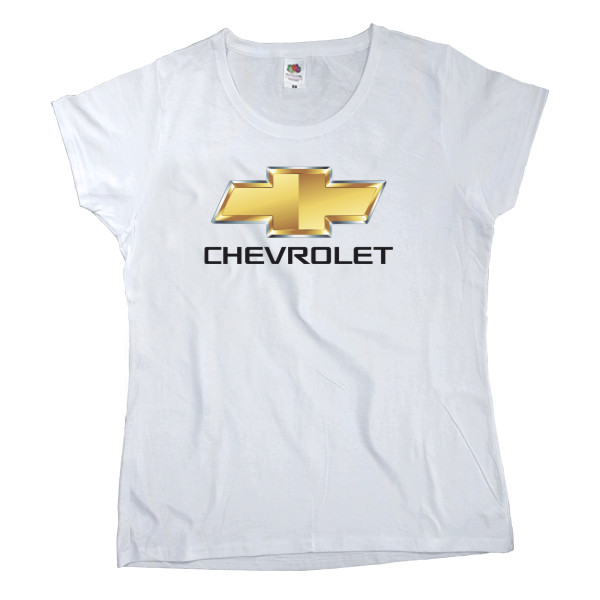 Women's T-shirt Fruit of the loom - CHEVROLET LOGO - 1 - Mfest