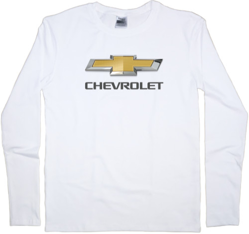 Футболка з Довгим Рукавом Чоловіча - CHEVROLET LOGO - 2 - Mfest