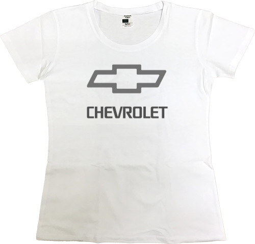 Футболка Преміум Жіноча - CHEVROLET LOGO - 3 - Mfest