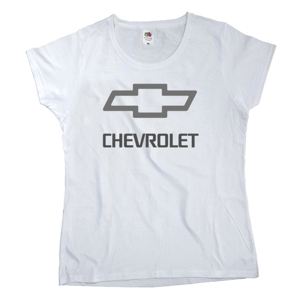 Women's T-shirt Fruit of the loom - CHEVROLET LOGO - 3 - Mfest