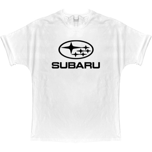 Футболка Оверсайз - SUBARU - LOGO 2 - Mfest