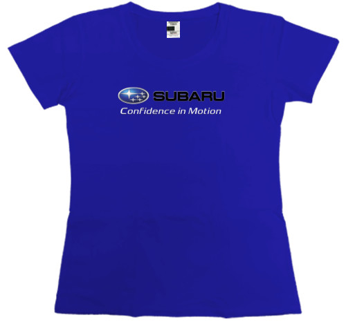 Women's Premium T-Shirt - SUBARU - LOGO 4 - Mfest