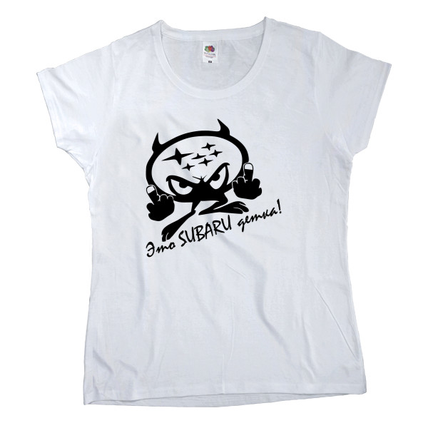 Women's T-shirt Fruit of the loom - SUBARU - LOGO 5 - Mfest