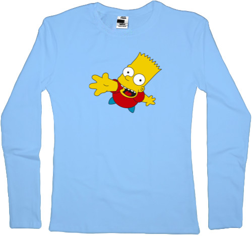 Women's Longsleeve Shirt - Bart Simpson - Mfest