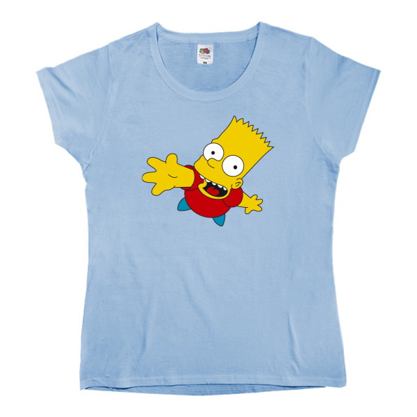 Women's T-shirt Fruit of the loom - Bart Simpson - Mfest